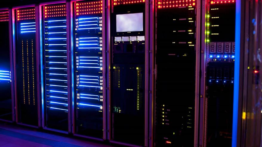 web hosting data rack